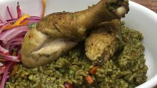 Peruvian chicken rice arroz con pollo [upl. by Aisined724]