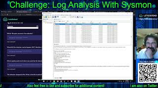 Challenge  Log Analysis With Sysmon [upl. by Yorgos]