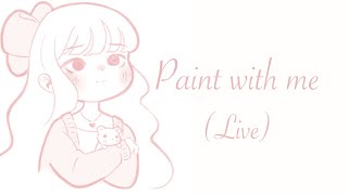 Draw with me 🎀 art live procreate [upl. by Saraann]