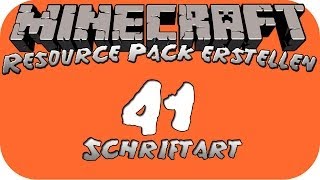 Minecraft Resource Pack erstellen 41 HD Deutsch  Schriftart Zahlen 03 [upl. by Assetniuq]