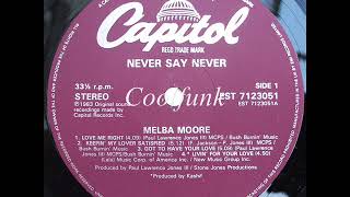 Melba Moore  Keepin My Lover Satisfied DiscoFunk 1983 [upl. by Anirtruc]