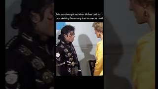 Princess Diana got sad when Michael Jackson removed Dirty Dianafrom his concert in 1988 [upl. by Erbma]