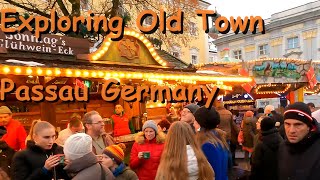 Exploring Passau Germany walking the streets churches Christmas markets what to do top sites tour [upl. by Zak]