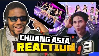 REACTION STAGE 3 CHUANG ASIA💃EP3 🔥 Battle Among 10 Groups reactionchuangasia2024nenethailand [upl. by Idnahr]