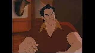 Beauty amp The Beast 1992 VHS Gaston Song [upl. by Cohby618]