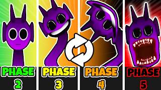 Phase 2 Vs Phase 3 Vs Phase 4 Vs Phase 5 Fan Made  Sprunki REVERSED Aswell [upl. by Mcclimans]