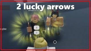 Using 2 lucky arrows at the same time YBA [upl. by Rip]