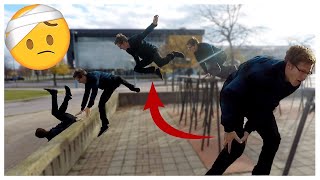 Parkour Fails Backwards  Reverse Video [upl. by Abbub]