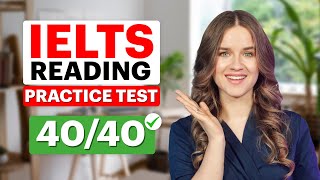 IELTS Reading Practice Test with Answers Question Types  Strategies  Get 4040 on IELTS READING [upl. by Annoyed]