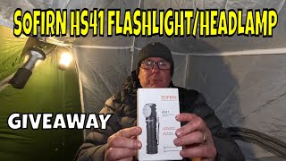 SOFIRN HS41 RECHARGEABLE FLASHLIGHTHEADLAMP REVIEW GIVEAWAY [upl. by Atsahc]