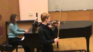 Barber Violin Concert Movement 1 Spencer Sharp [upl. by Nivloc583]