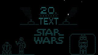 Star Wars Ep IV  Kommandozeile  CMD  DOS  ASCII  anschauen blinkenlights  006 [upl. by Alexis]