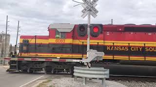 KCS LL60 passing through Reserve LA and Garyville  LA [upl. by Elatan154]