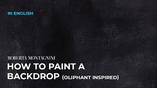 DIY How to paint a distressed look backdrop Oliphant inspired [upl. by Pool]