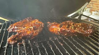 How to Grill BBQ Chicken Leg Quarters [upl. by Munsey]