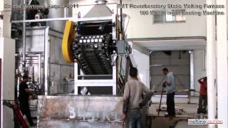 Reverbatory Static Melting Furnace and 100 Mould Ingot Casting Machine [upl. by Guthrie]