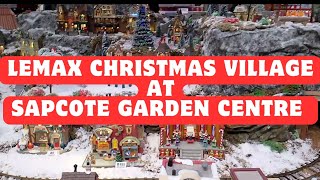 Lemax Christmas Model Village display at Sapcote Garden Centre 2024 [upl. by Aelanna467]