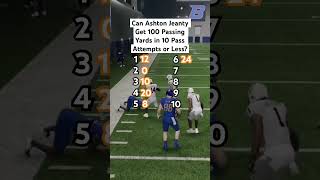 Can Ashton Jeanty Get 100 Passing Yards in 10 Pass Attempts or Less [upl. by Bandeen]