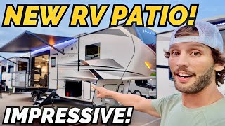 FINALLY Popular RVs are now coming with a PATIO 2025 Keystone Montana 3531RE [upl. by Delmor631]