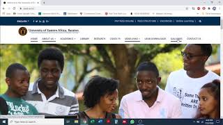 University of Eastern Africa Baraton Online Registration Process [upl. by Motch]