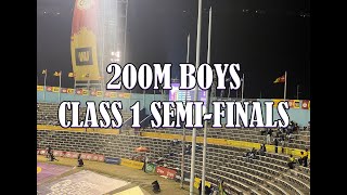 Gary CardMarcinho RoseOmar JamesClass 1 Boys 200m SemiFinalsChamps 2024 [upl. by Taam]