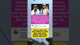 Raditya Dika dari dulu ternyata tidak suka an4k2 karena pertanyaan random radityadika [upl. by Suixela434]