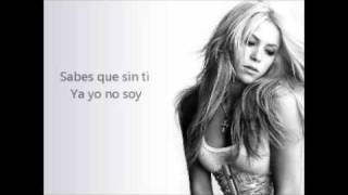 La pared  Shakira letra [upl. by Ayatan758]