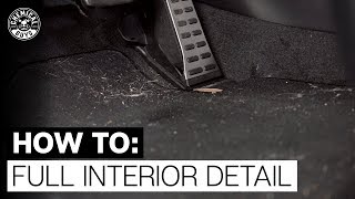 How To Completely Detail Interior  Chemical Guys [upl. by Giarc411]