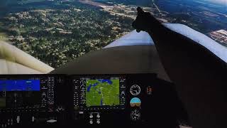 Oshkosh Fisk Arrival SimVenture on PilotEdge with the Real Oshkosh Controllers [upl. by Eelasor]