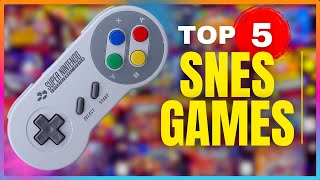 Top 5 SNES Games You Can’t Miss 🎮 1 Will Surprise You [upl. by Licht657]