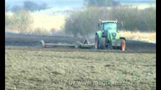 CLAAS Axion 850 mit Ackerschleppe [upl. by Agatha]