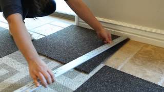 How To Install Carpet Tile Flooring [upl. by Scotti514]