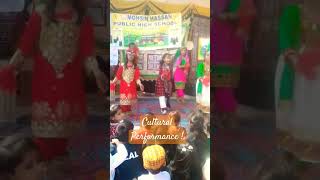 Cultural Performance by School Students Larsha Pekhawar ta Ali Zafar Song Dance Performance shorts [upl. by Adnamar]