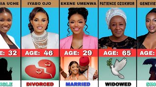 50 Nollywood Actresses Real Ages and Their Marital Status  Single Married Divorced [upl. by Angrist]