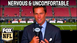 Tom Bradys Broadcasting Debut With Fox Couldn’t Have Gone Any Worse [upl. by Eidnalem]