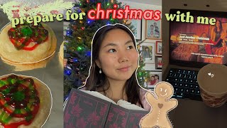 get ready for christmas with me decorating baking holiday movies [upl. by Aerdno]