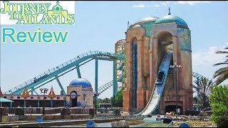 Journey To Atlantis Review  Mack Rides Water Coaster Sea World San Diego [upl. by Mokas]