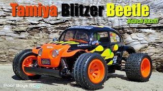 Brushless Tamiya Blitzer Beetle on the Beach [upl. by Tuesday574]