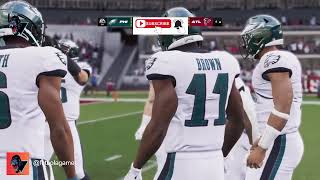 Gameplay PS4  Eagles vs Falcons  Madden 24 [upl. by Rosmunda]