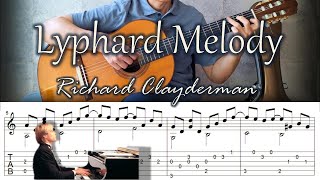 Lyphard Melody  Richard Clayderman  Fingerstyle Guitar  TAB [upl. by Concoff]