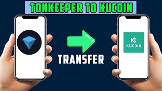 How to send Ton coin from Tonkeeper Wallet to KuCoin [upl. by Odrick]