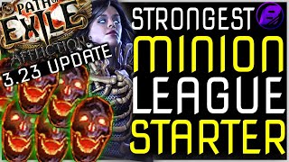 Poison SRS Necromancer UPDATE For PoE 323 League Starter Build Guide [upl. by Annohsed]