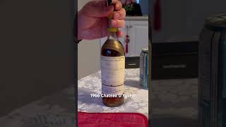 Opening and Drinking Chateau D’Yquem 1966 [upl. by Call]