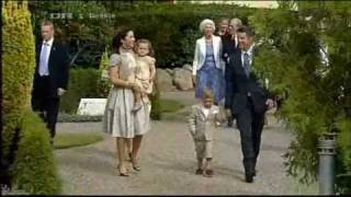 Crown Princely Family at Prince Henriks Christening 2009 [upl. by Klatt]