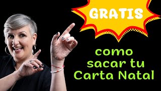 Como obtener el GRAFICO DE MI CARTA NATAL GRATIS by Maresia Nefer [upl. by Angell]