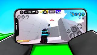 I tried MOBILE in Roblox Rivals for the first time [upl. by Nomead]