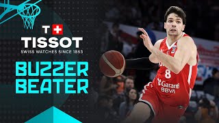 Tarik Biberovic wins it for Türkiye at the Tissot Buzzer Beater  EuroBasket 2025 Qualifiers [upl. by Annodahs71]