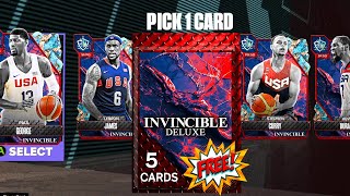 NBA2K24 MyTeam GAVE ME A FREE INVINCIBLE OPTION PACK [upl. by Aehtorod]