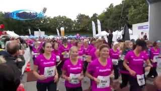 Womens Run 2013 München  8 km Läuferinnen  14092013 im Olympiapark [upl. by Nuawad]