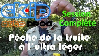 Pêche de la truite à lultra léger lintégrale épisode 1234 [upl. by Spense]